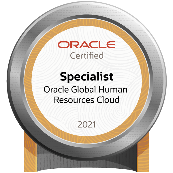 Oracle global human resources cloud-2021-certified implementation specialist